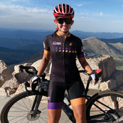 Julie Dortch Ambassador Pedal for Alzheimer's cyclist