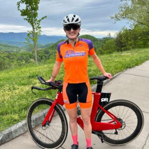 Katie Lance Pedal for Alzheimer's ambassador 2024