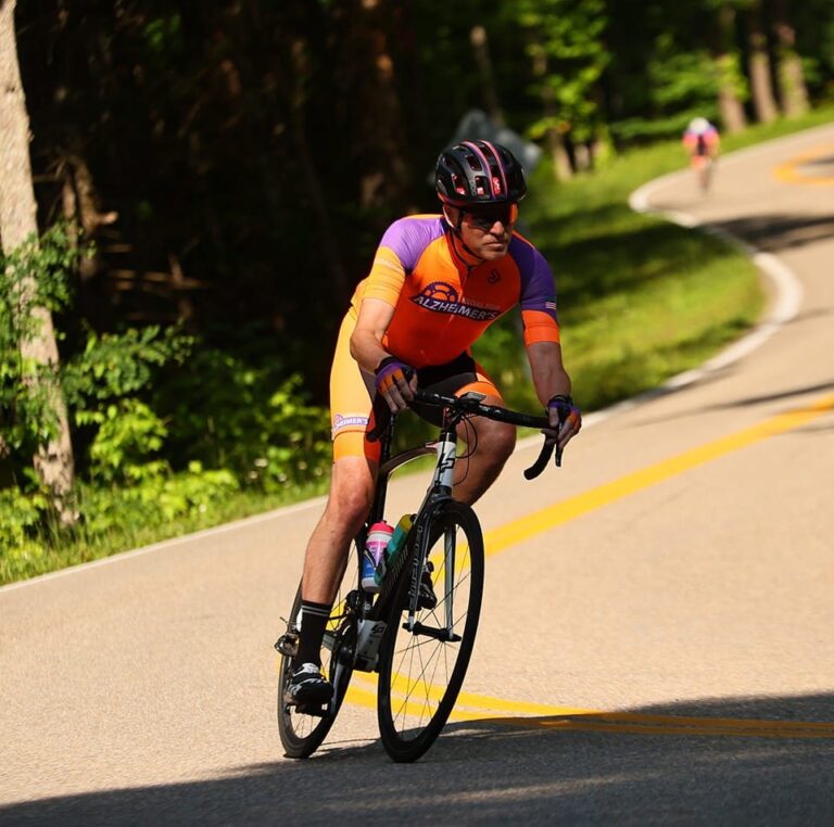 Mike Barto Pedal for Alzheimer's ambassador 2024