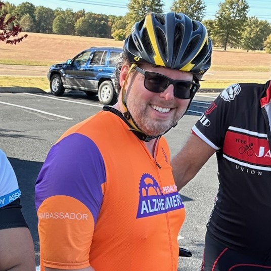 Regan Craig Pedal for Alzheimer's ambassador 2024