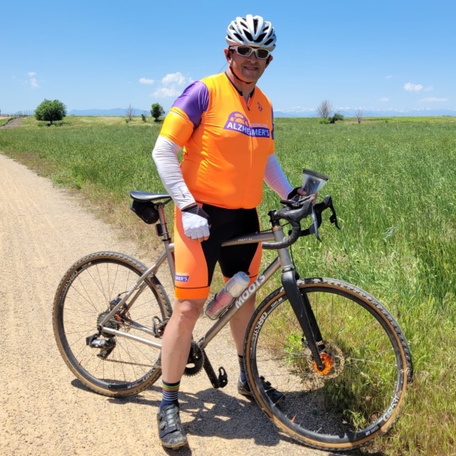 Steve Mollen Pedal for Alzheimer's ambassador 2024