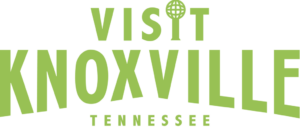 Visit Knoxville Logo 2023 Horizontal Curved GREEN