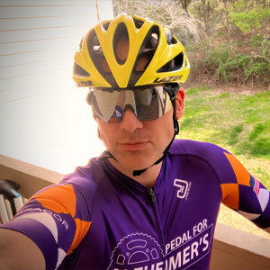 Dustin Helton Pedal for Alzheimer's Ambassador 2025