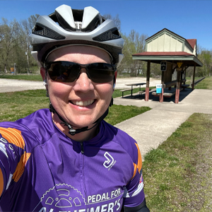 Michelle Gray Pedal for Alzheimer's Ambassador 2025