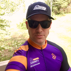 Dustin Helton Pedal for Alzheimer's Ambassador 2026