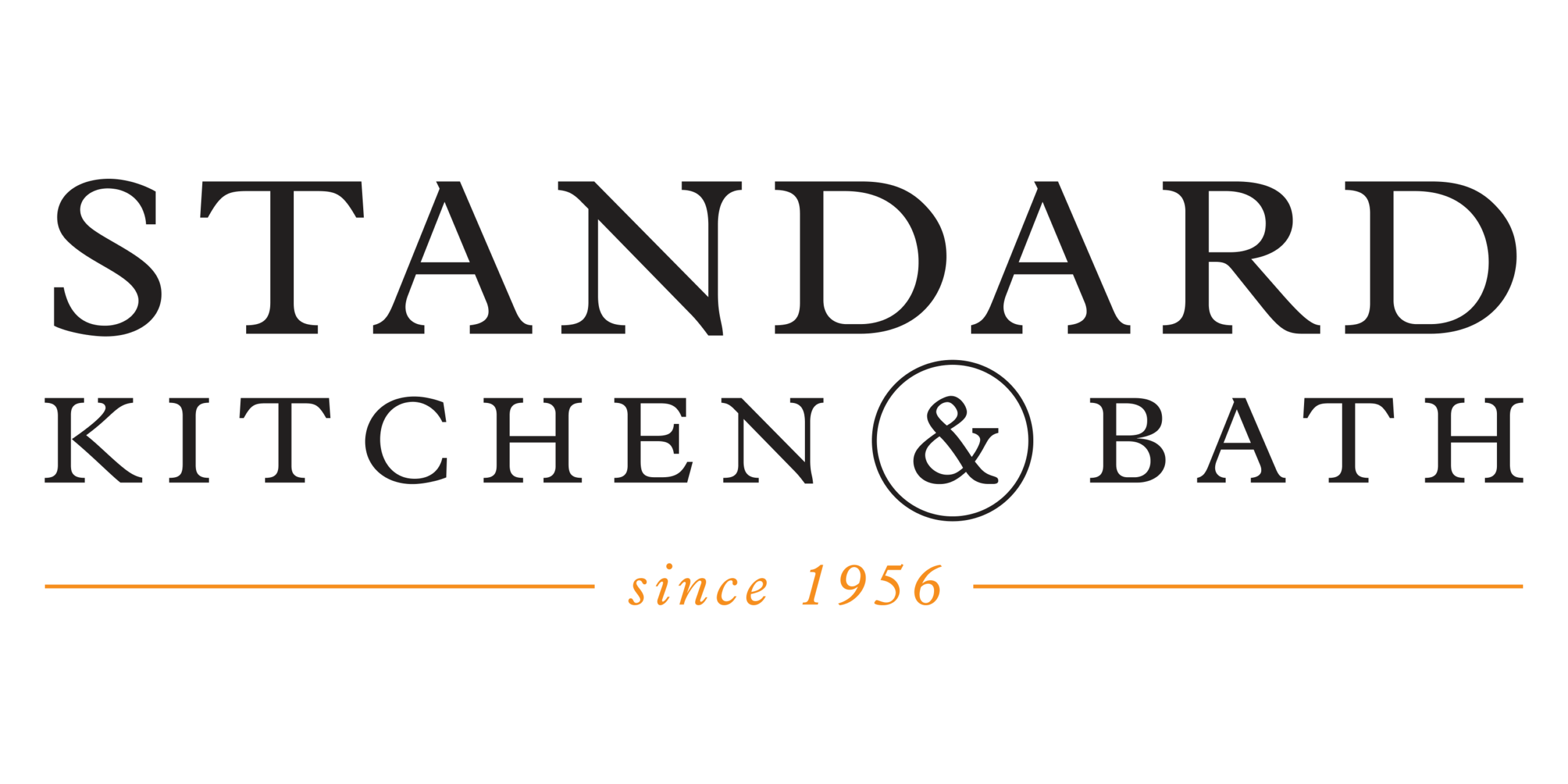 Standard Kitchen and Bath Logo with Orange